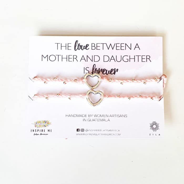 Pink Mother and Daughter Bracelet Set | Inspire Me Latin America