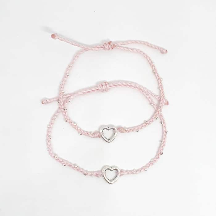 Pink Mother and Daughter Bracelet Set | Inspire Me Latin America