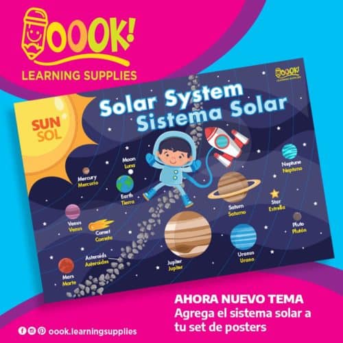 Solar System Poster by Oook! Learning Supplies | Inspire Me Latin America