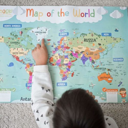 Map of the World by Oook! Learning Supplies | Inspire Me Latin America
