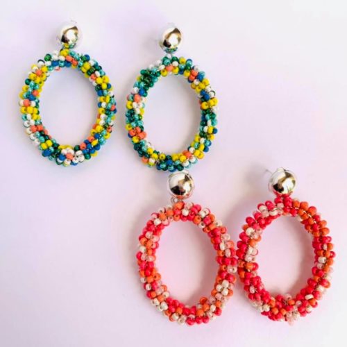 Nerds Hoop Earrings by Mereketé | Inspire Me Latin America