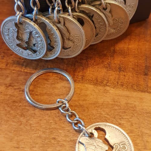 25 Centavo Keychain by Waldo's Watch | Inspire Me Latin America
