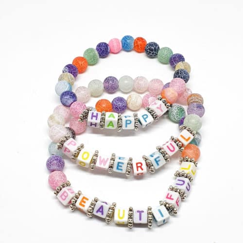 Rainbow Intention Bead Bracelets by Mereketé | Inspire Me Latin America