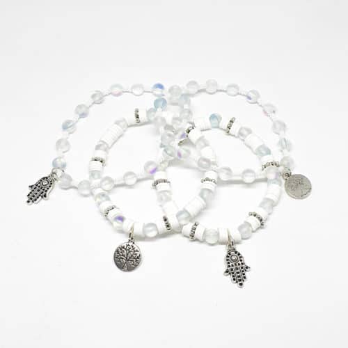 Aquamarine Energy Bracelets by Mereketé | Inspire Me Latin America