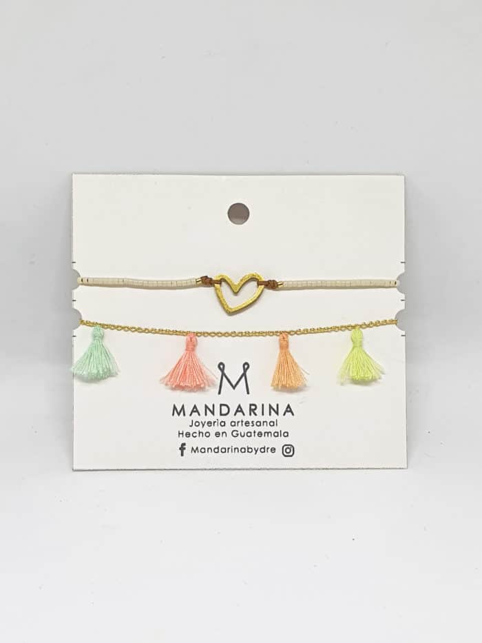 Amor Bracelet Set by Mandarina by Dre | Inspire Me Latin America