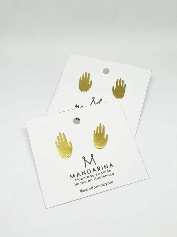 Hamsa Earrings by Mandarina by Dre | Inspire Me Latin America