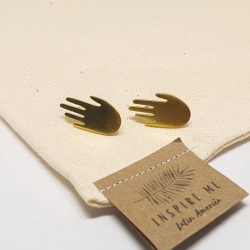 Hamsa Earrings by Mandarina by Dre | Inspire Me Latin America