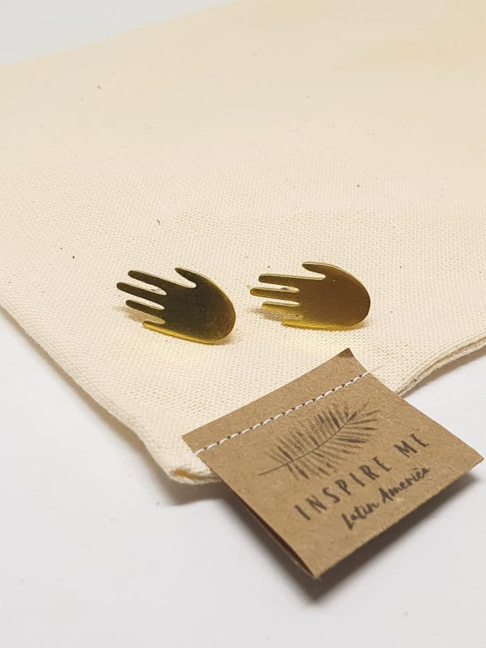 Hamsa Earrings by Mandarina by Dre | Inspire Me Latin America