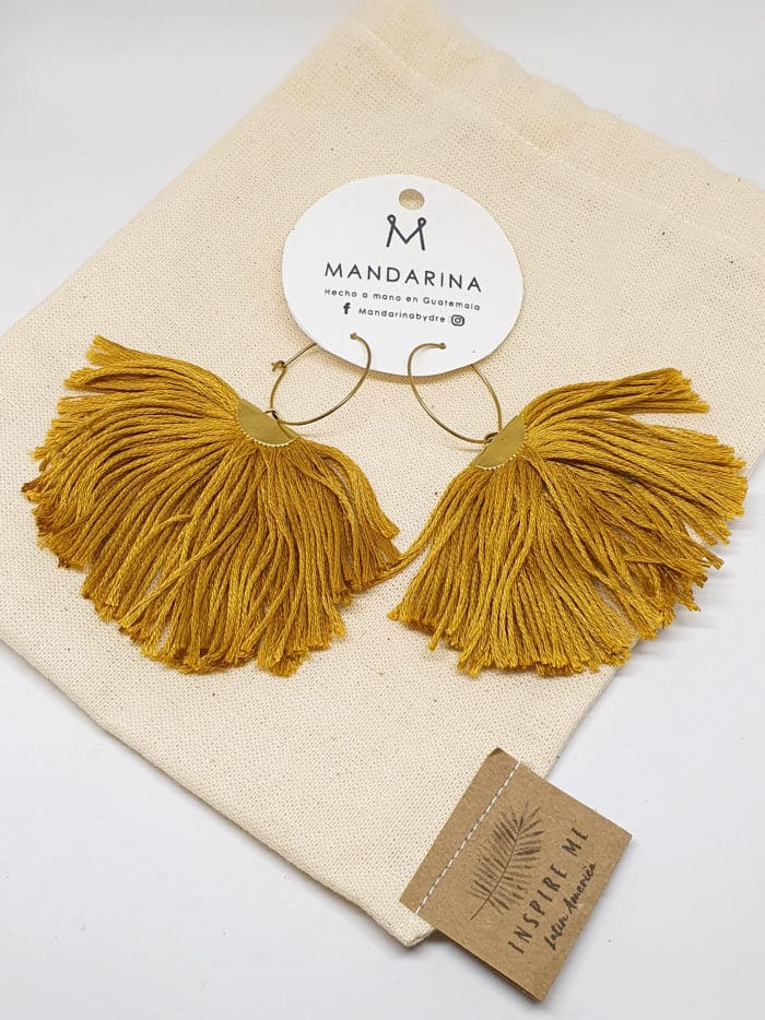 Pluma Earrings by Mandarina by Dre | Inspire Me Latin America