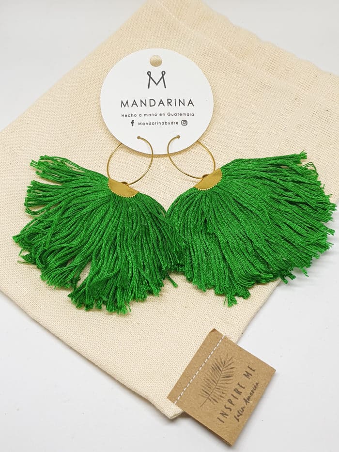 Pluma Earrings by Mandarina by Dre | Inspire Me Latin America