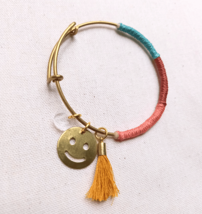 Aro Felicidad Bangle by Mandarina by Dre | Inspire Me Latin America