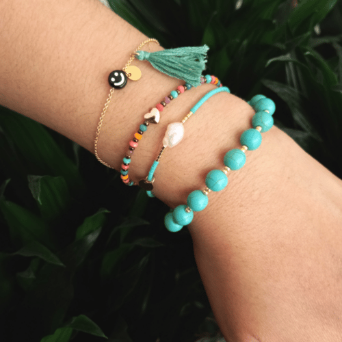 Happy Face Bracelet by Mandarina by Dre | Inspire Me Latin America