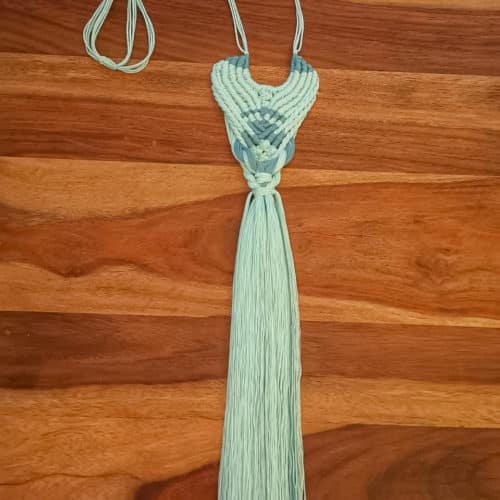 Macrame Long Tassel Necklace by Amun Handmade Designs | Inspire Me Latin America