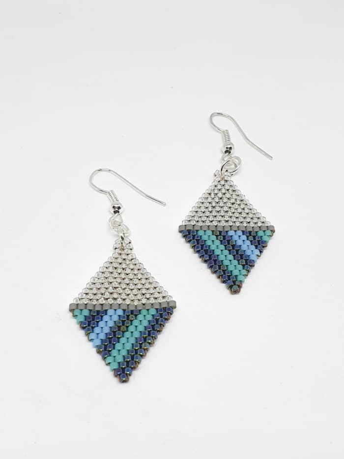 Diamond Miyuki Earrings from Korotos | Inspire Me Latin America