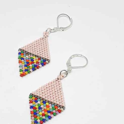 Diamond Miyuki Earrings from Korotos | Inspire Me Latin America