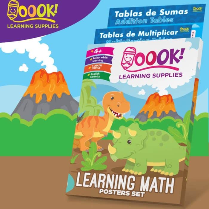 Learning Math Posters Set from Oook! Learning Supplies | Inspire Me Latin America