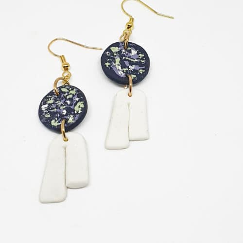 Polymer U-Blusher Earrings by Mereketé | Inspire Me Latin America