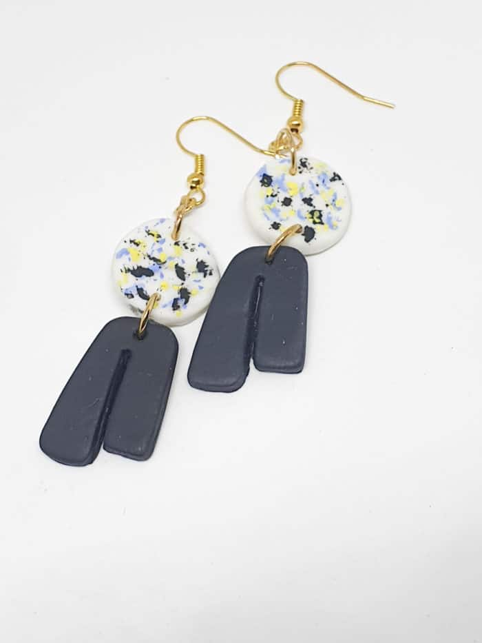 Polymer U-Blusher Earrings by Mereketé | Inspire Me Latin America