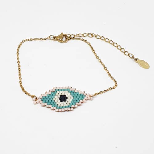 Evil Eye Miyuki Bracelet by Korotos | Inspire Me Latin America