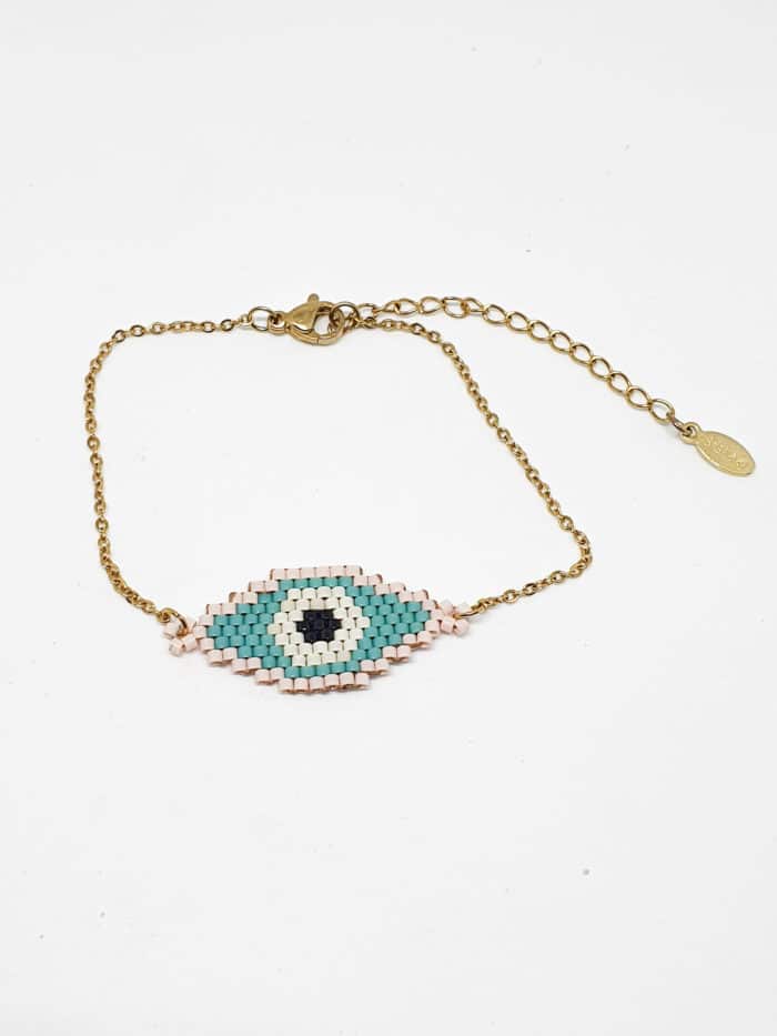 Evil Eye Miyuki Bracelet by Korotos | Inspire Me Latin America