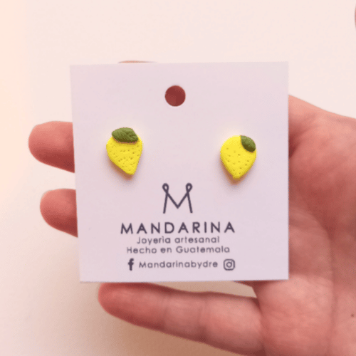 Limones Studs from Mandarina by Dre | Inspire Me Latin America