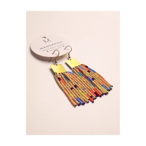 Boho Mostacilla Earrings from Mandarina by Dre | Inspire Me Latin America