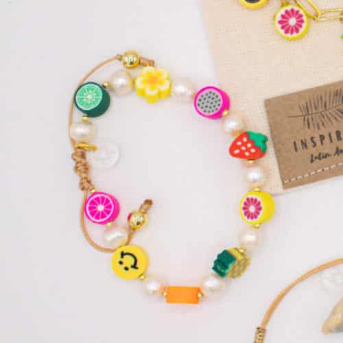 Tuttifrutti Perla Bracelet by Mandarina by Dre | Inspire Me Latin America