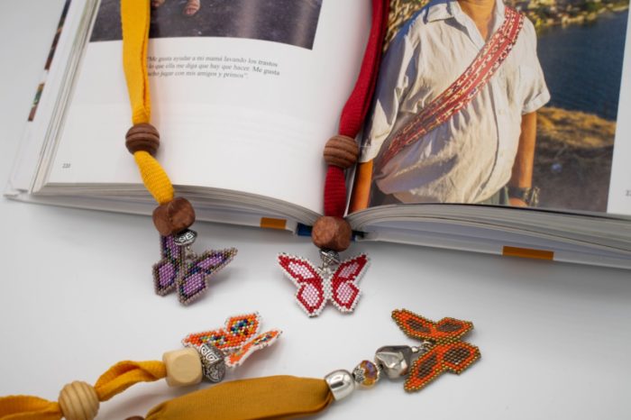 Butterfly Miyuki Bookmark from Korotos | Inspire Me Latin America