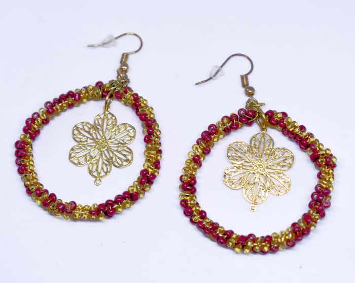 Sprinkled Flower Earrings by Mereketé | Inspire Me Latin America