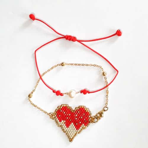 Pulsera Fresa and Perla Set by Korotos | Inspire Me Latin America