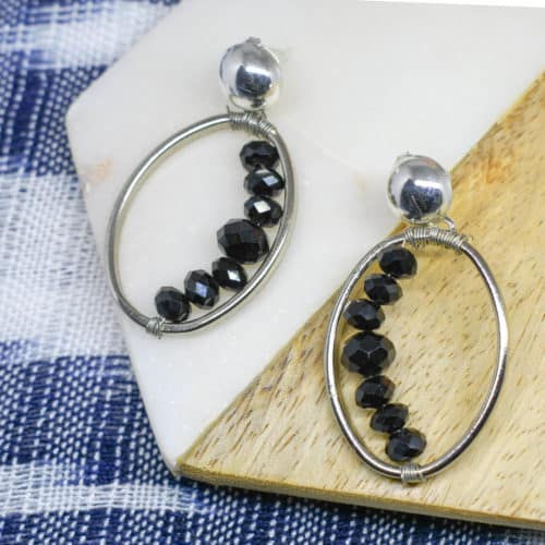 Alambrito - Small Oval Black by Mereketé | Inspire Me Latin America