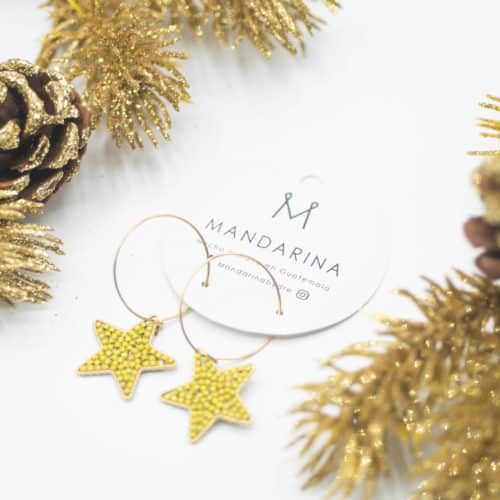 Estrella Miyuki Earrings by Mandarina by Dre | Inspire Me Latin America