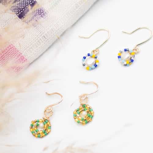 Water Pearl Wrapped in Miyuki by Korotos | Inspire Me Latin America