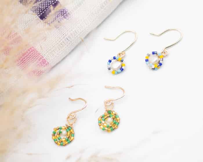 Water Pearl Wrapped in Miyuki by Korotos | Inspire Me Latin America