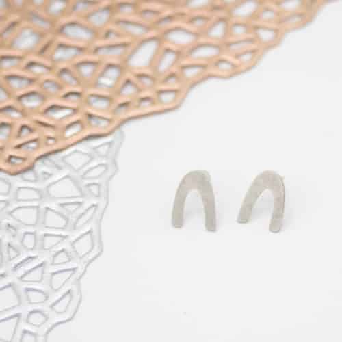 Montaña Studs Silver by Mandarina by Dre | Inspire Me Latin America