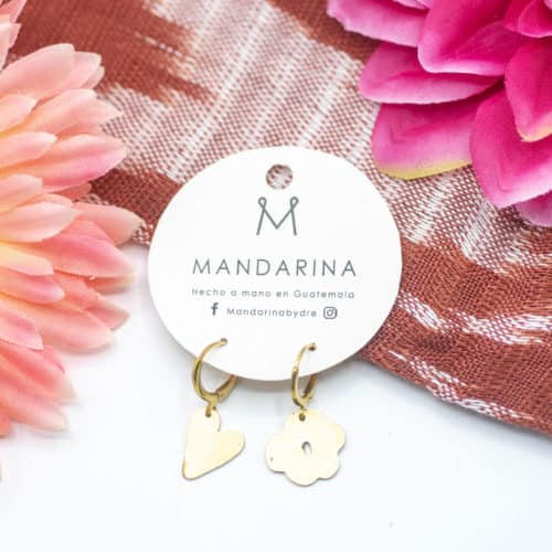 Vida & Amor Earrings by Mandarina by Dre | Inspire Me Latin America