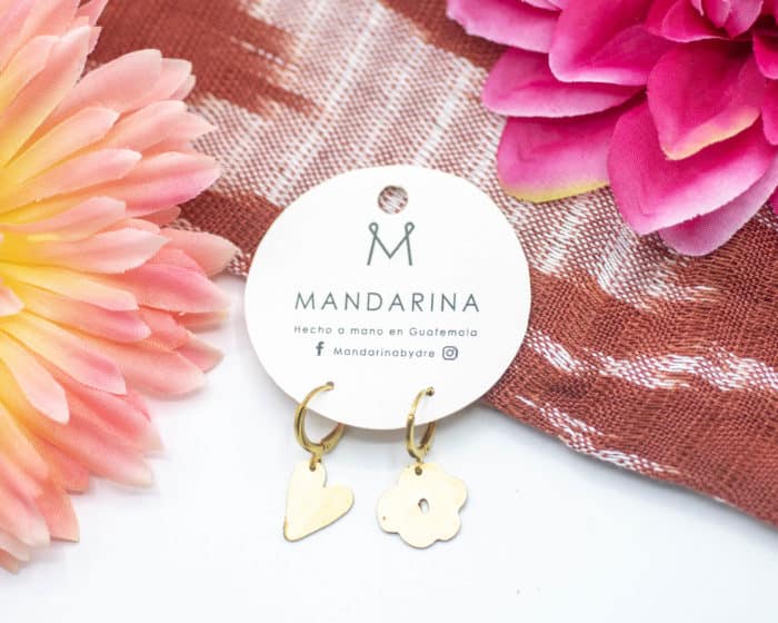 Vida & Amor Earrings by Mandarina by Dre | Inspire Me Latin America